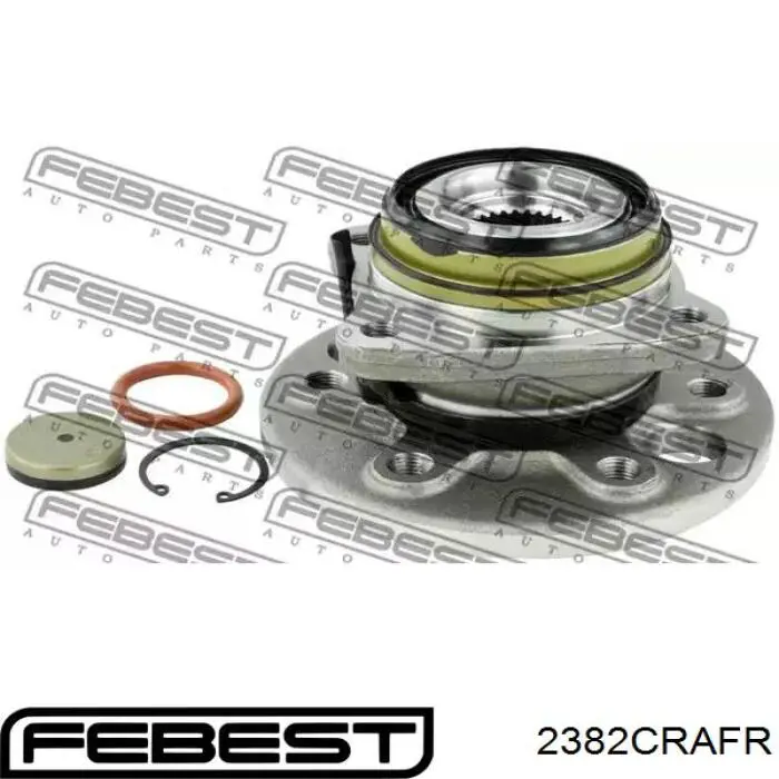 2382CRAFR Febest cubo traseiro