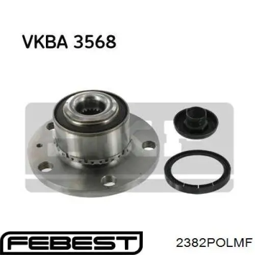 Купить 2382POLMF Febest Ступица переднего колеса