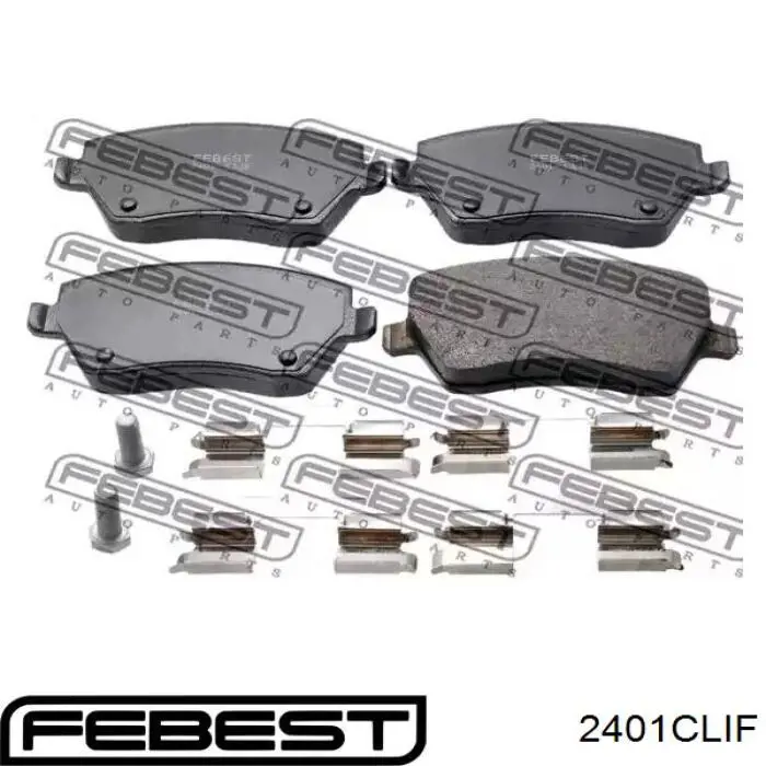 Колодки Febest 2401CLIF цена, от 23.08 USD