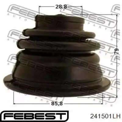 Пыльник ШРУСа передней полуоси внутренний левый 241501LH Febest
