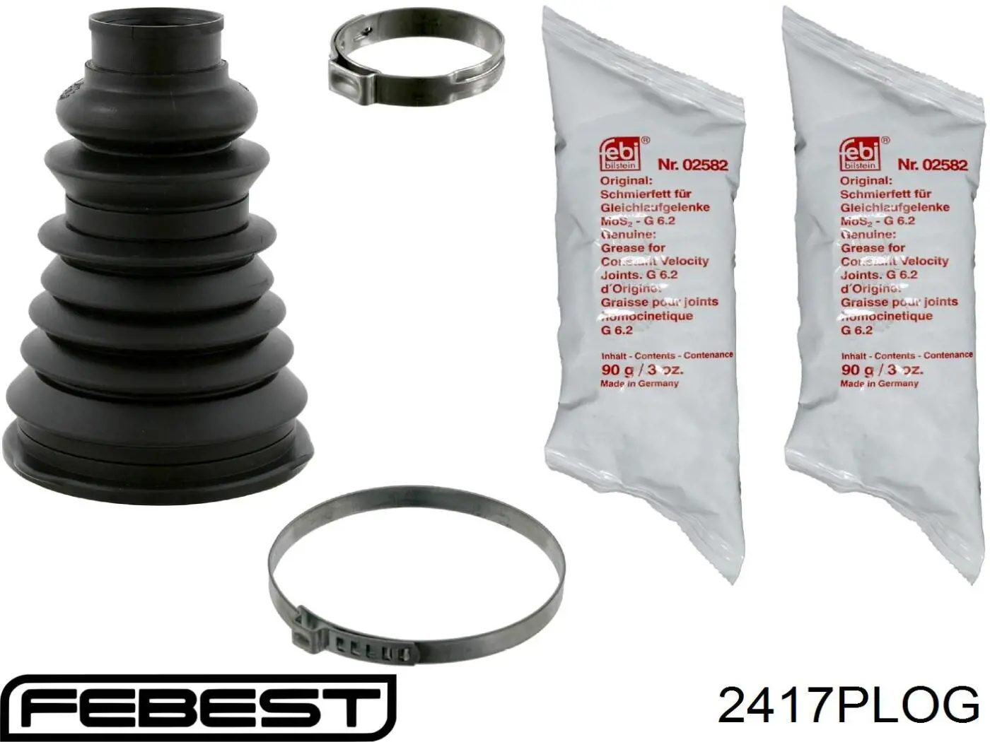 Купить 2417PLOG Febest Пыльник гранаты наружный, передний