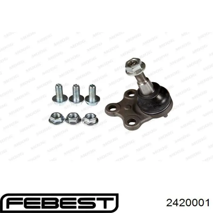 2420001 Febest Палец шаровой нижний