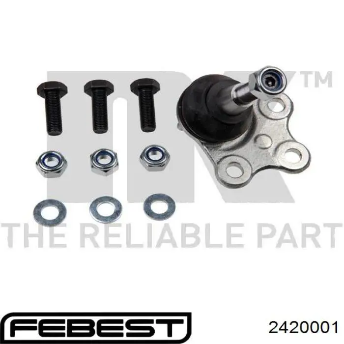 Нижняя шаровая опора 2420001 Febest