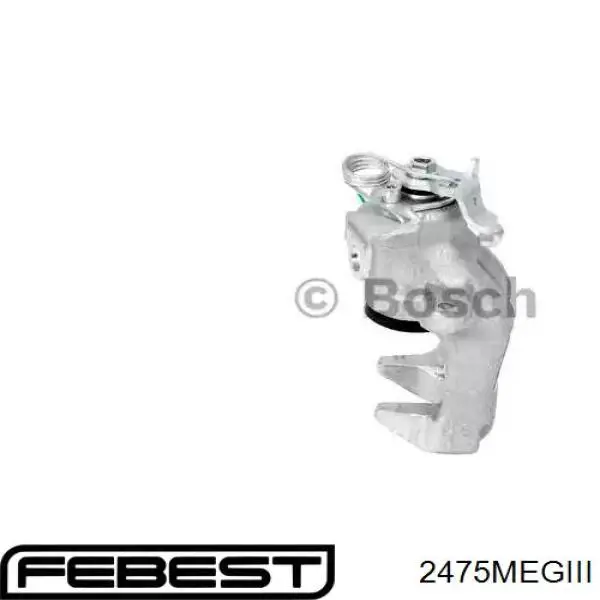 Ремкомплект заднего суппорта Febest 2475MEGIII