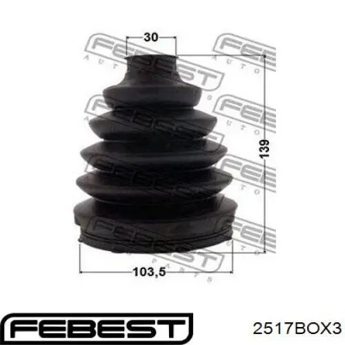 Чехол шруса Autotechteile 5010103 цена, от 9.48 USD
