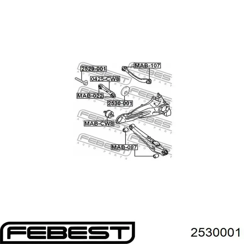 Arruela de parafuso de fixação do braço oscilante inferior traseiro interno para Peugeot 4007 (GP)