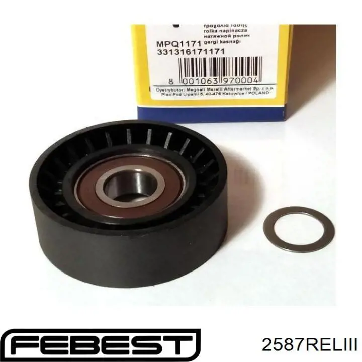 Натяжной ролик 2587RELIII Febest