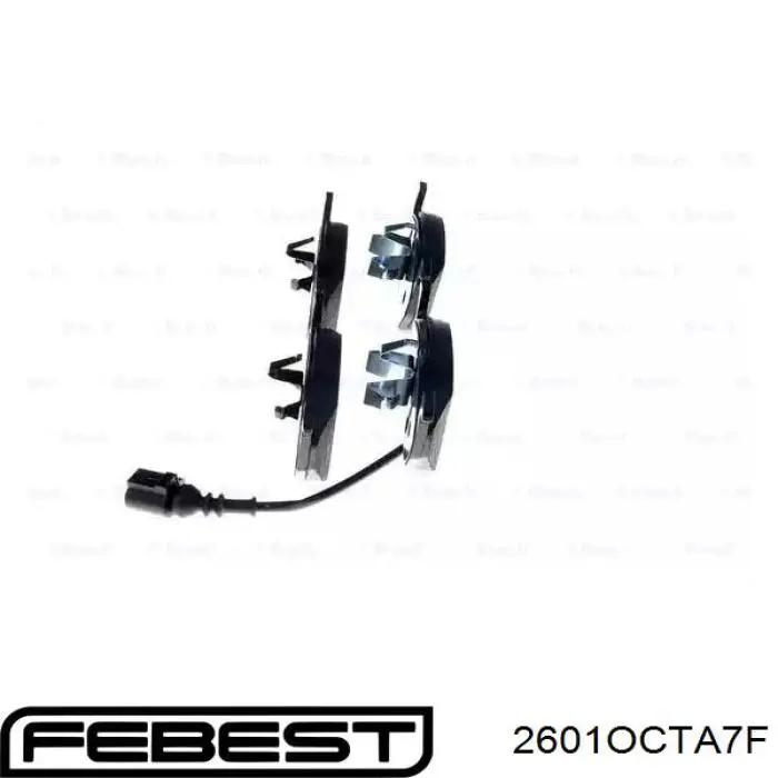 Тормозные колодки Febest 2601OCTA7F