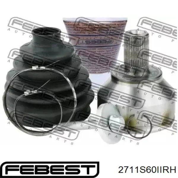Купить 2711S60IIRH Febest Шарнир угловых скоростей передний правый