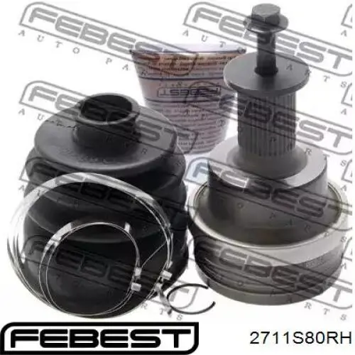 ШРУС внутренний передний правый Febest 2711S80RH