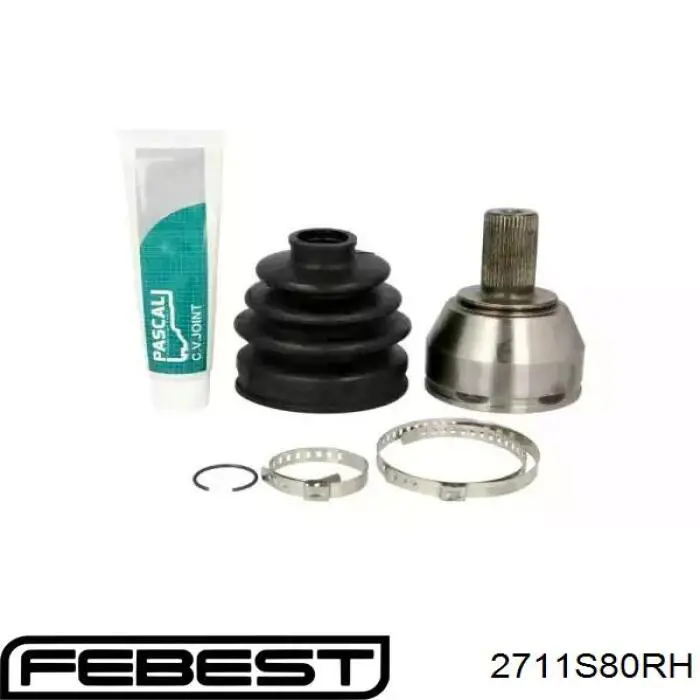 Шарнир привода внутренний Febest 2711S80RH цена, от 60.53 USD
