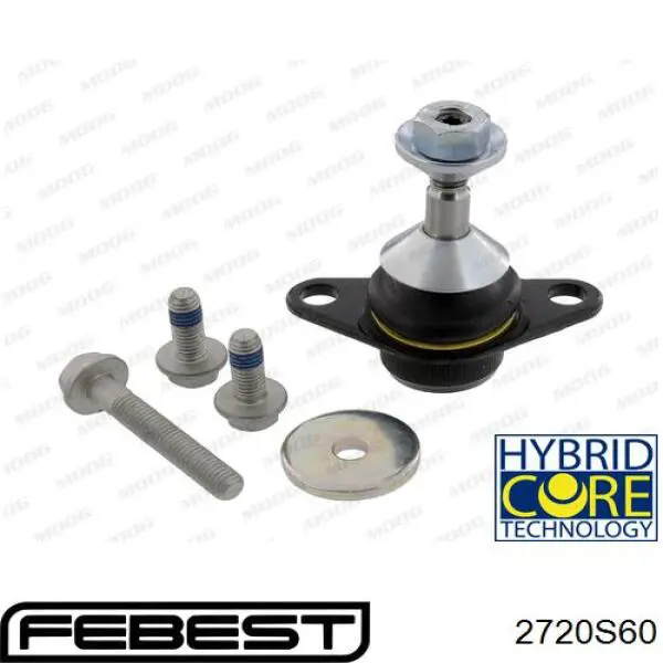 Шаровая опора, нижняя Febest 2720S60 цена, от 15.89 USD