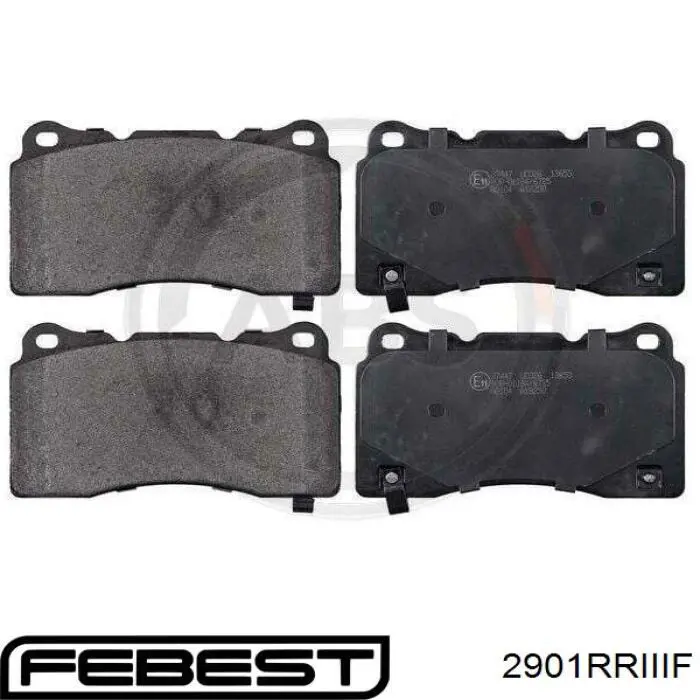 Тормозные колодки Febest 2901RRIIIF