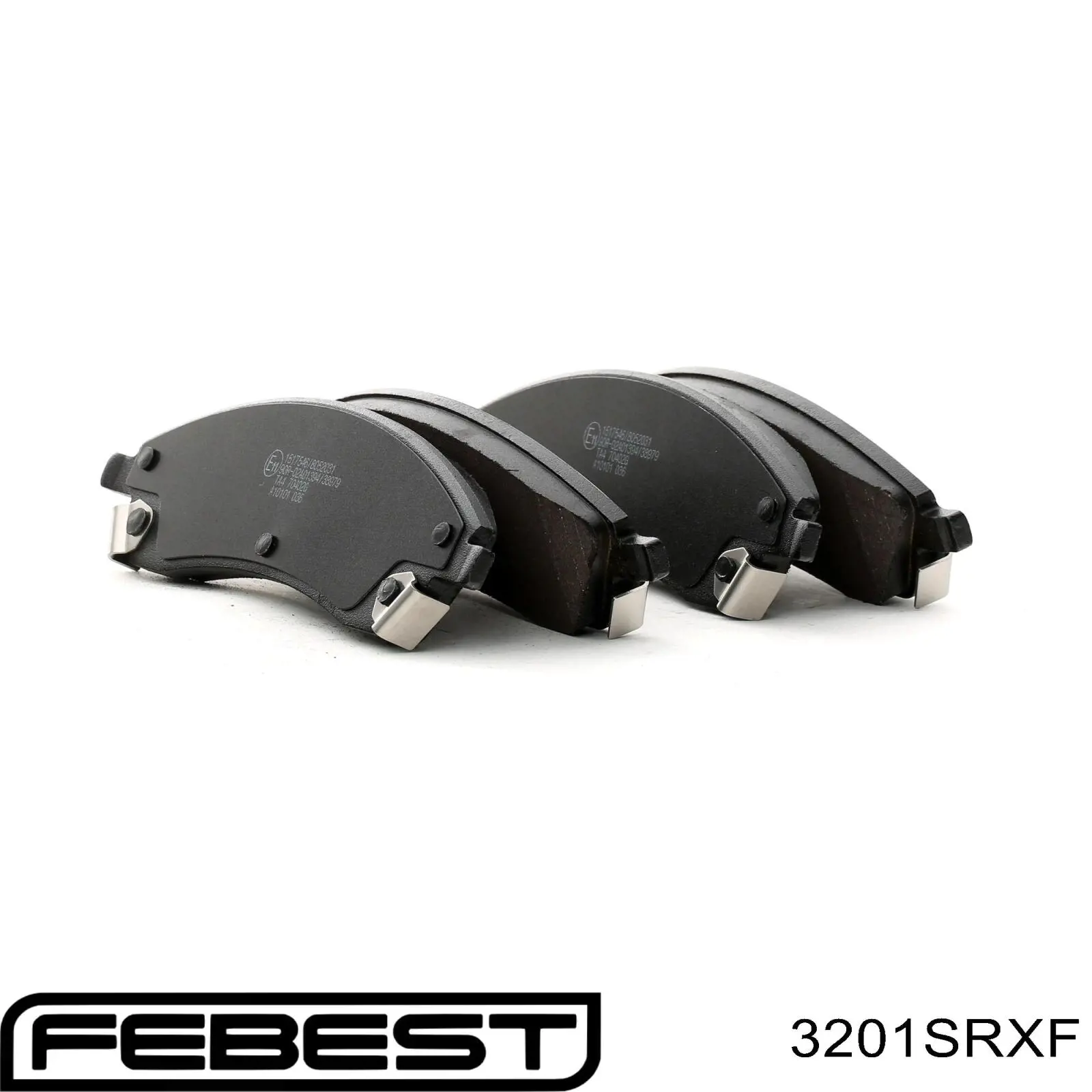 3201SRXF Febest колодки тормозные передние дисковые