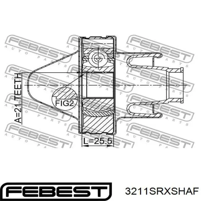 Купить 3211SRXSHAF Febest 