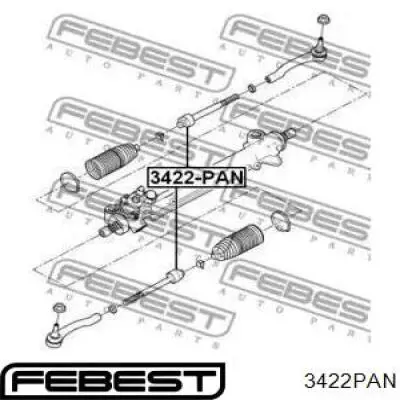 Рулевая тяга VOAX15585 Moog