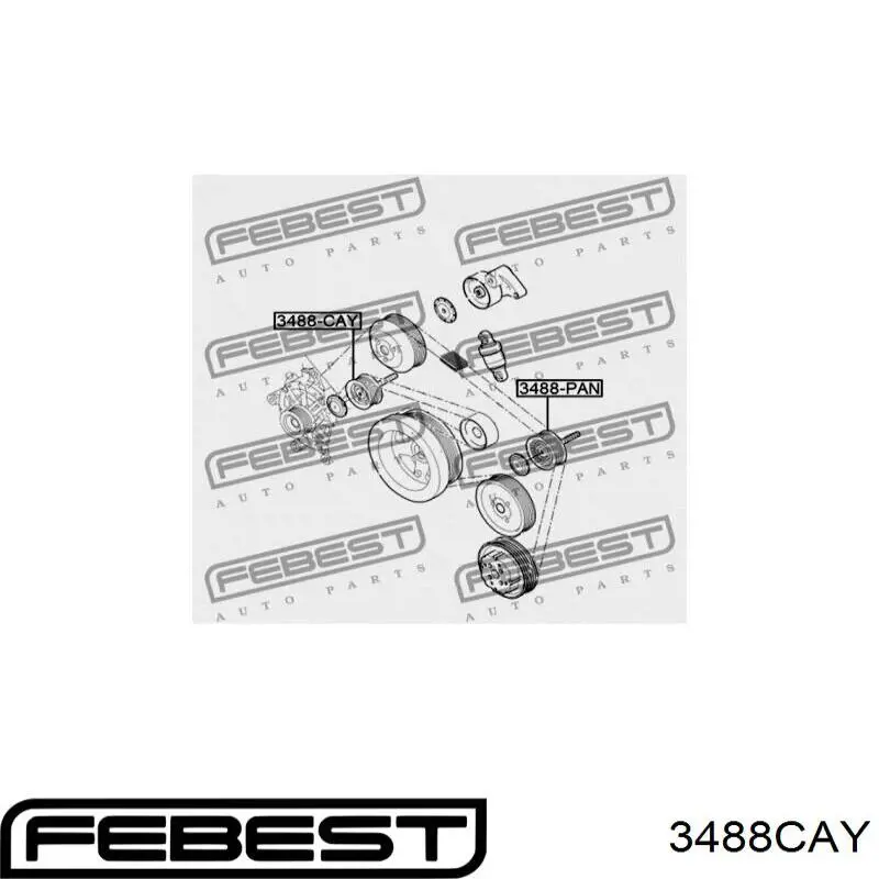 Паразитный ролик FP07931 INA