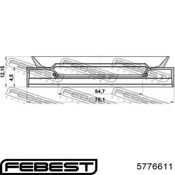 Сальник передней ступицы внешний Musashi N2274 цена, от 3.10 USD