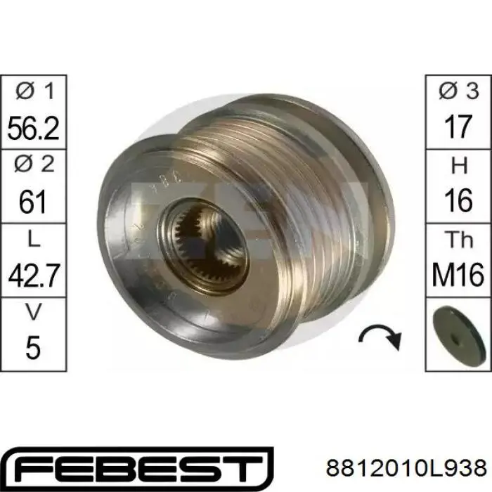 8812010L938 Febest