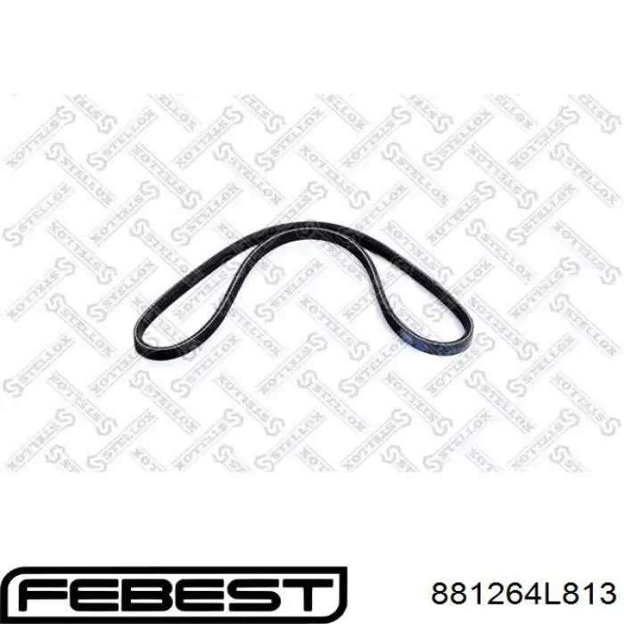 Купить 881264L813 Febest Ремень генератора