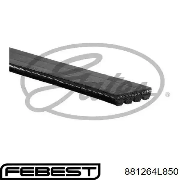 Ремень кондиционера Febest 881264L850