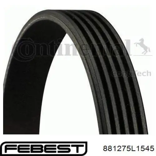 Купить 881275L1545 Febest Ремень генератора