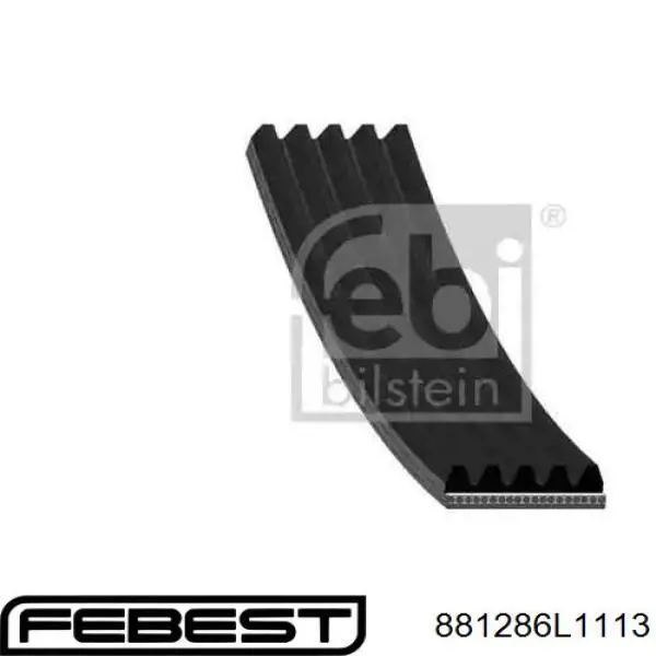 Купить 881286L1113 Febest Ремень генератора