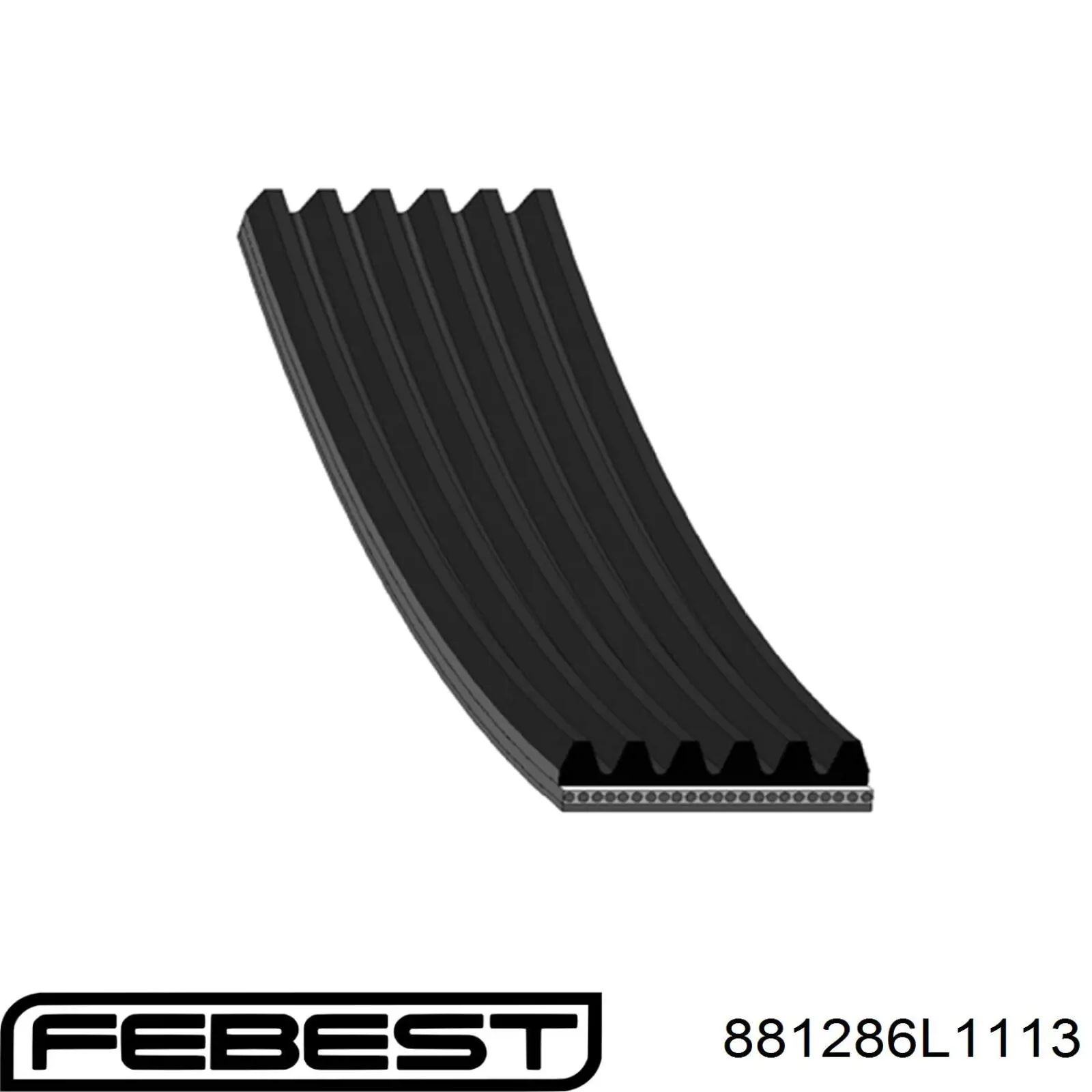 Ремень генератора 881286L1113 Febest