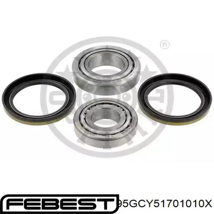 95GCY51701010X Febest Сальник задней ступицы, внешний