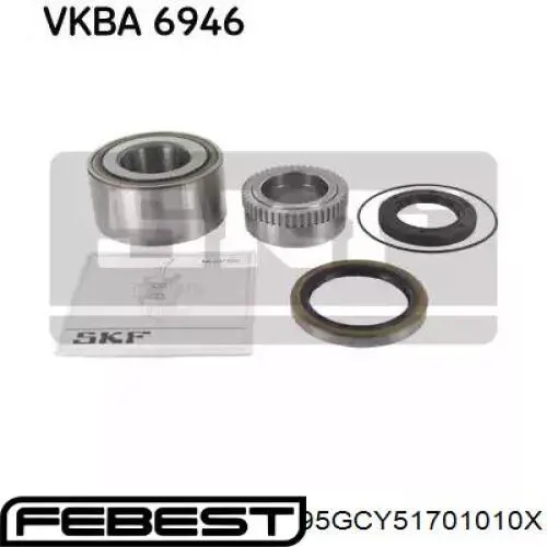 Сальник ступичный Febest 95GCY51701010X