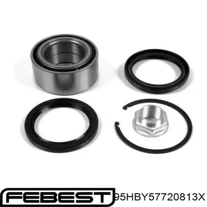 Сальник передней ступицы внутренний 95HBY57720813X Febest