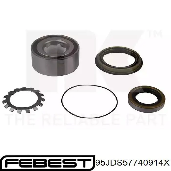 Сальник хвостовика 95JDS57740914X Febest