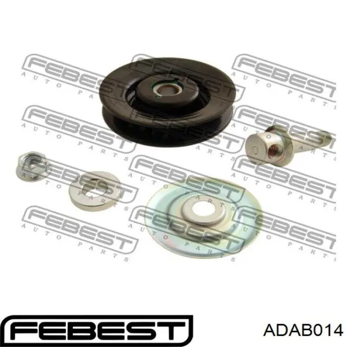 ADAB014 Febest Сайлентблок цапфы