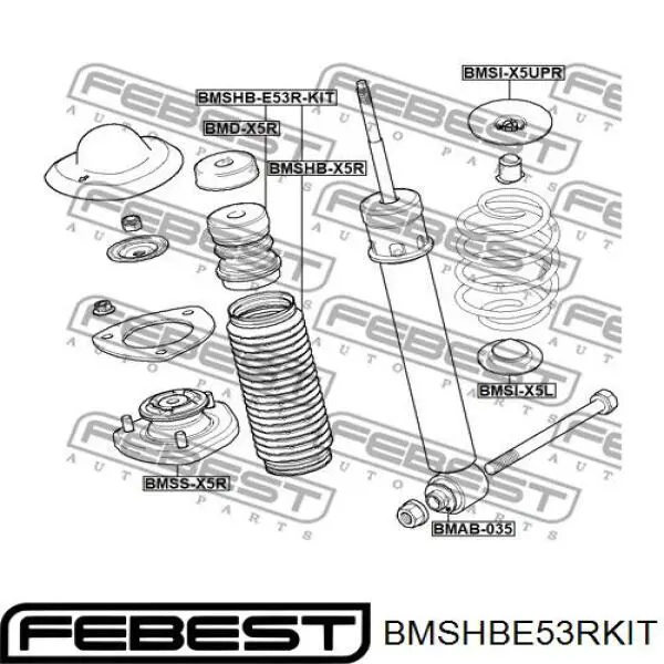 Отбойник задний Raiso RK00092 цена, от 11.45 USD