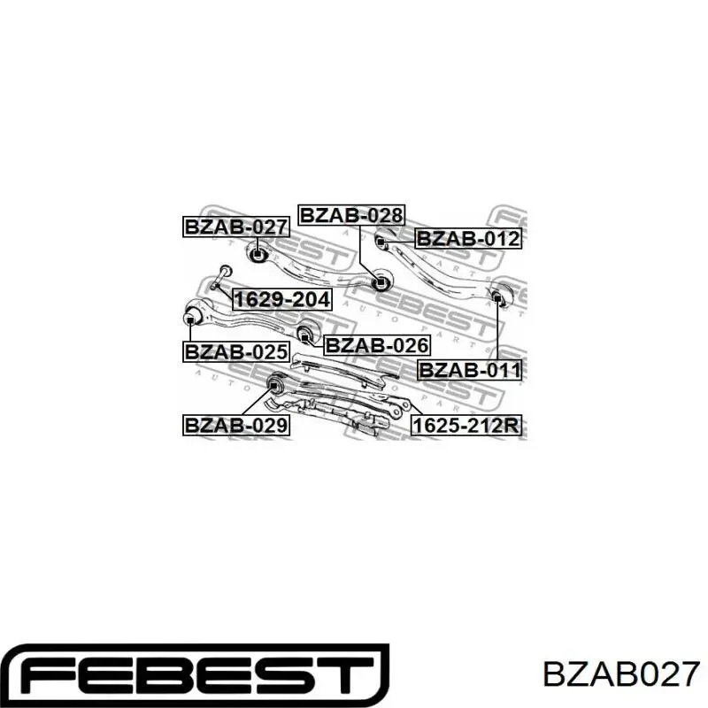 Купить BZAB027 Febest Сайлентблок верхнего рычага