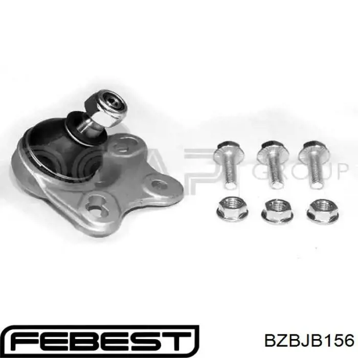 BZBJB156 Febest Пыльник опоры шаровой нижней