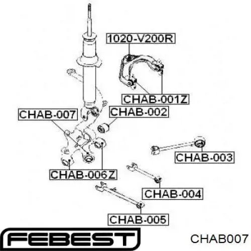 Купить CHAB007 Febest Сайлентблок цапфы задней