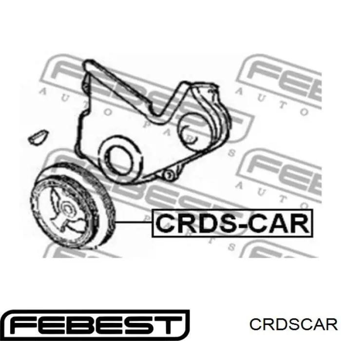 Купить CRDSCAR Febest Шкив-демпфер коленвала
