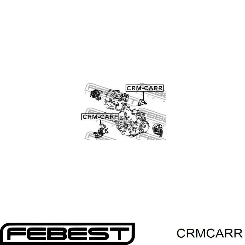 Купить CRMCARR Febest Левая подушка двигателя