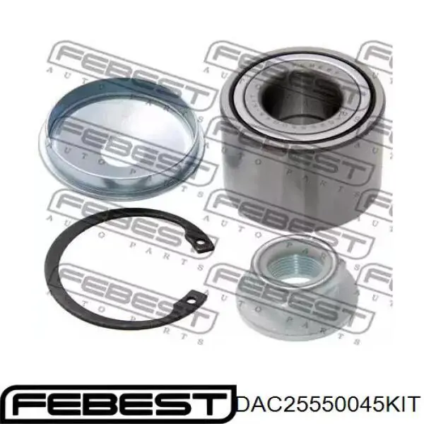 Подшипник задней ступицы DAC25550045KIT Febest