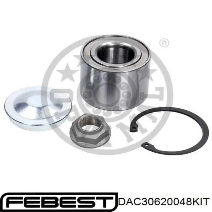 Подшипник задней ступицы DAC30620048KIT Febest