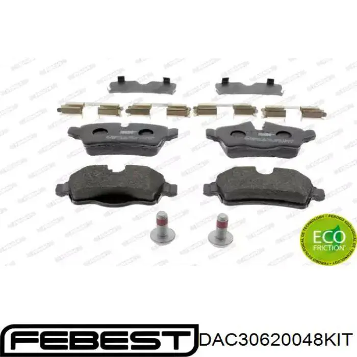 Купить DAC30620048KIT Febest Подшипник задней ступицы