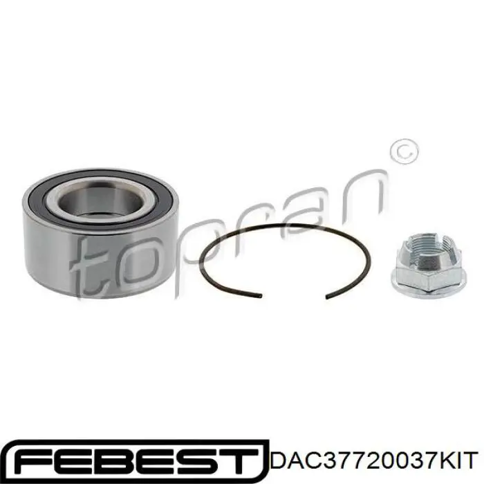 Подшипник ступицы DAC37720037KIT Febest