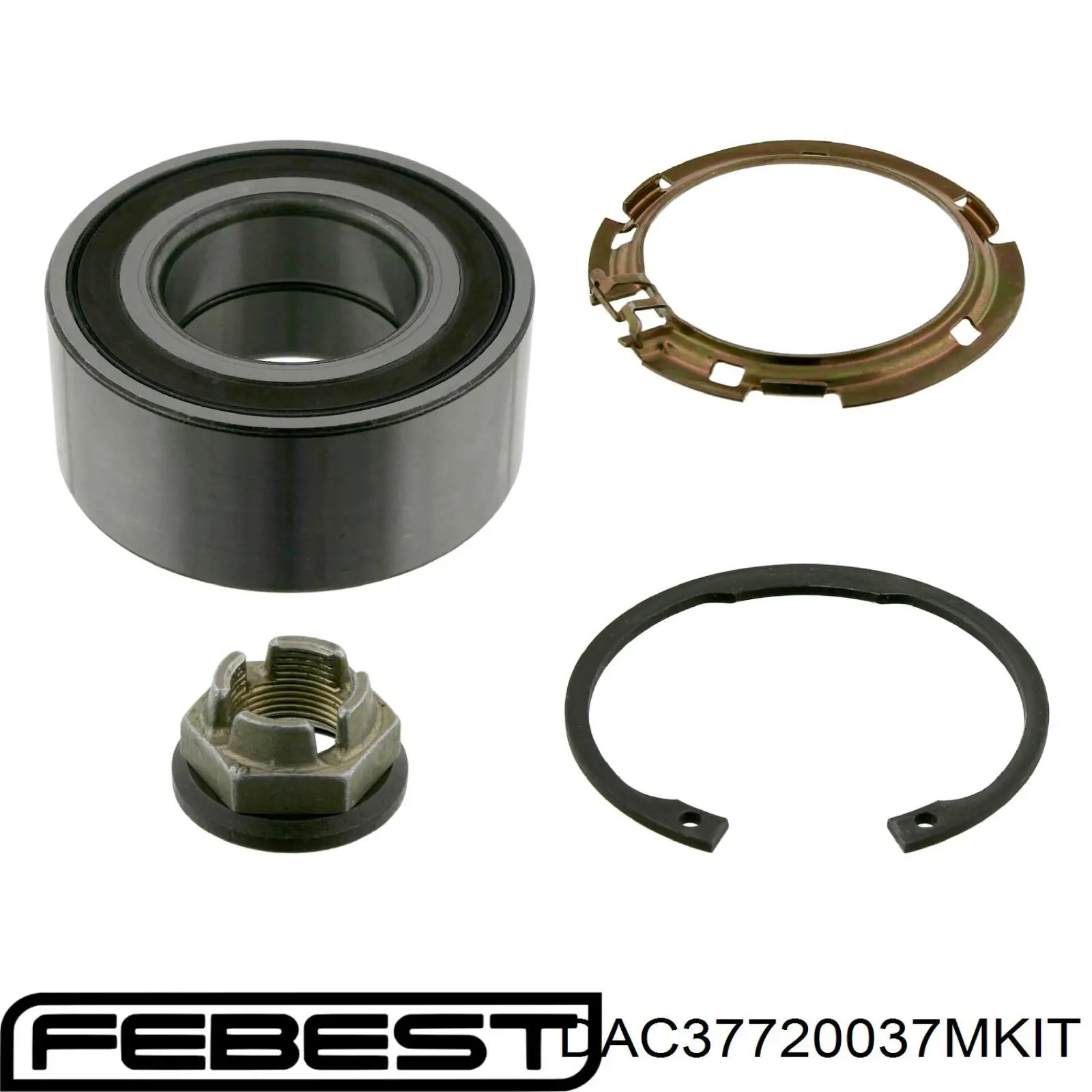 Подшипник ступицы DAC37720037MKIT Febest