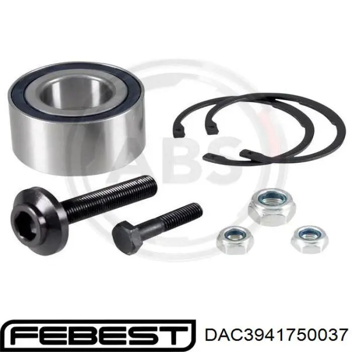 Купить DAC3941750037 Febest Подшипник передней ступицы