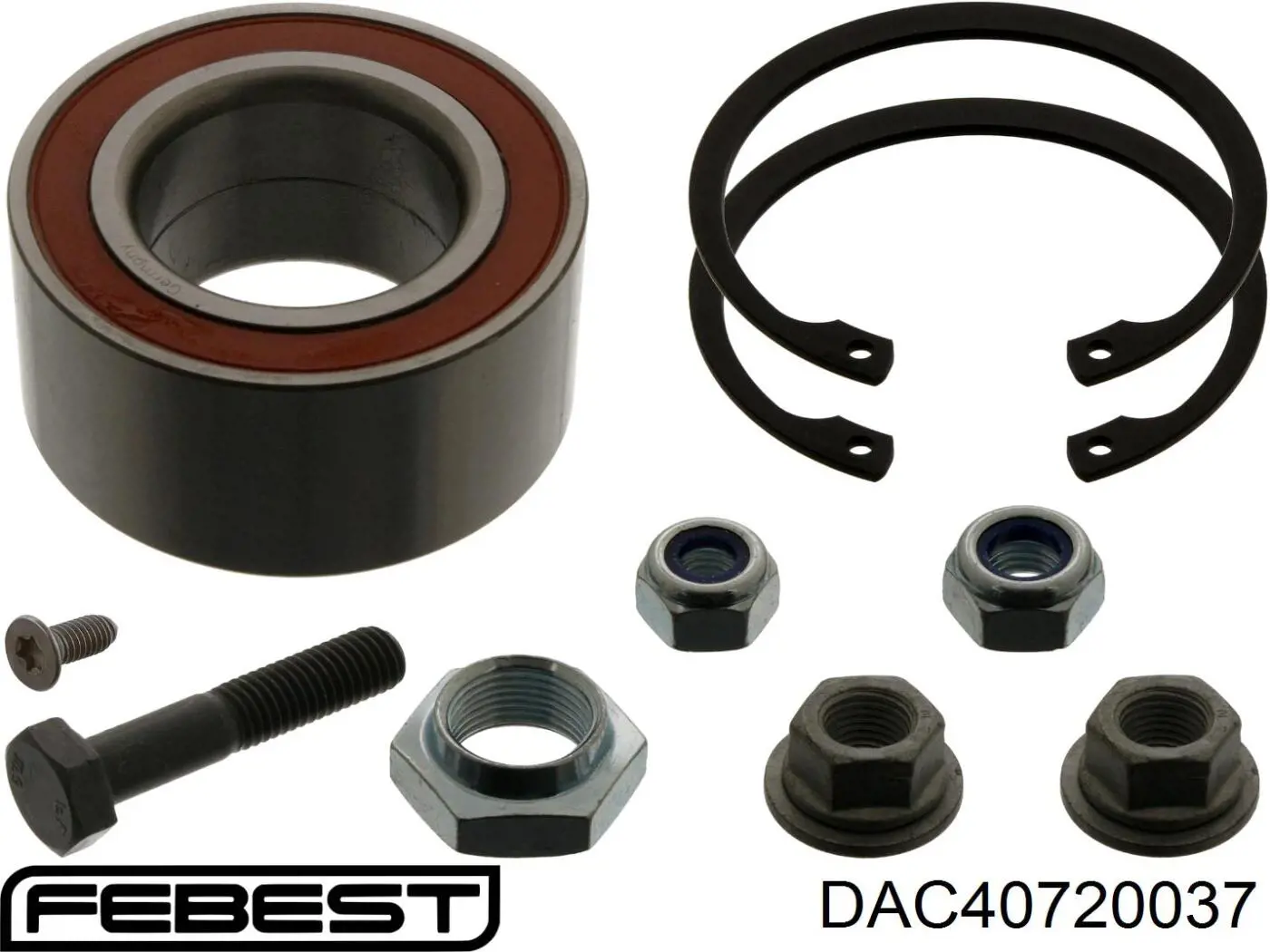 Подшипник задней ступицы DAC40720037 Febest