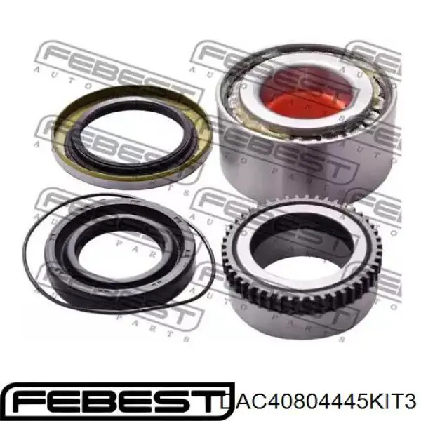 Подшипники задней ступицы Febest DAC40804445KIT3 цена, от 29.08 USD