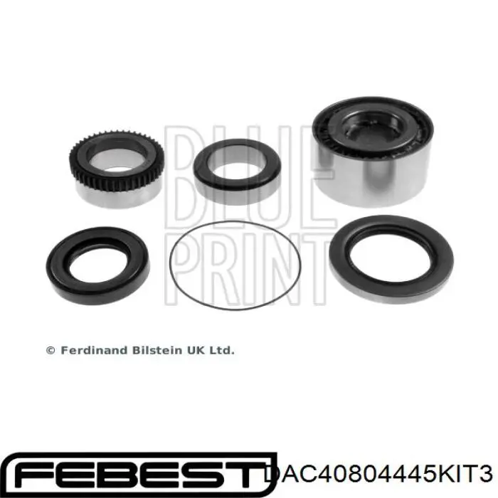 Подшипник задней ступицы DAC40804445KIT3 Febest