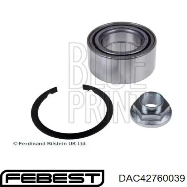 Ступичный подшипник передний Febest DAC42760039