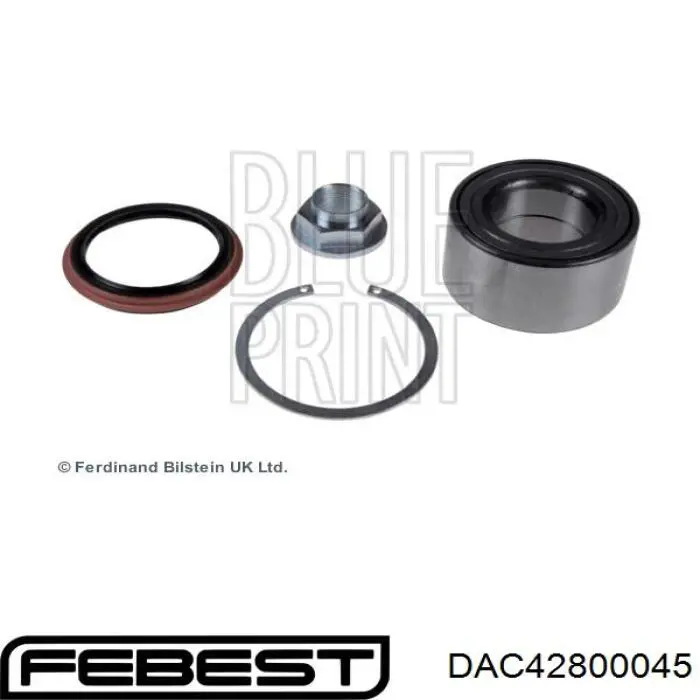 Купить DAC42800045 Febest Подшипник передней ступицы